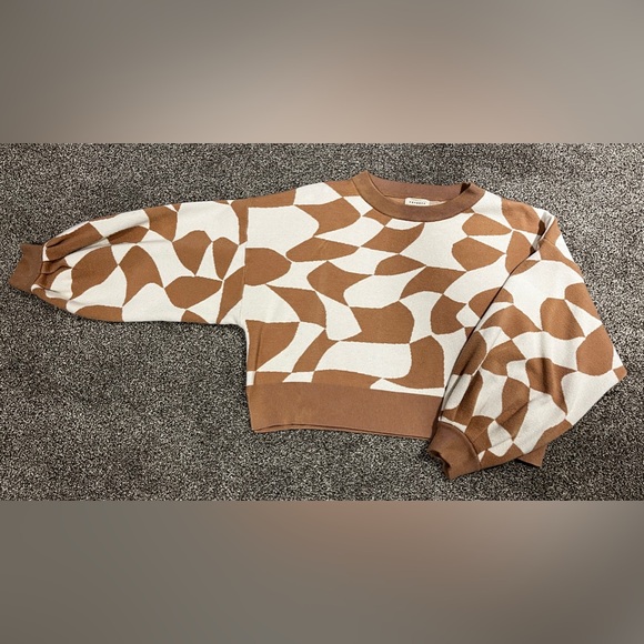 Promesa long crop sweater - Picture 2 of 9